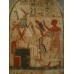 Wooden stela showing the priest Padiamun wearing a leopard s